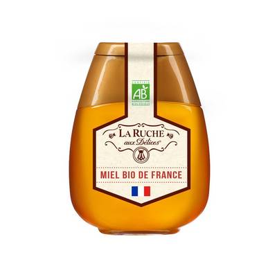 Ruche aux délices Miel de France Bio, 250g