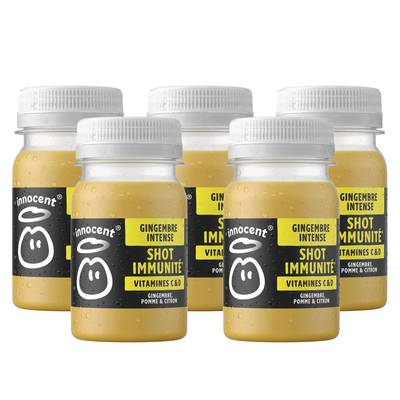 innocent Shot Immunité Gingembre, Lot de 5x80ml