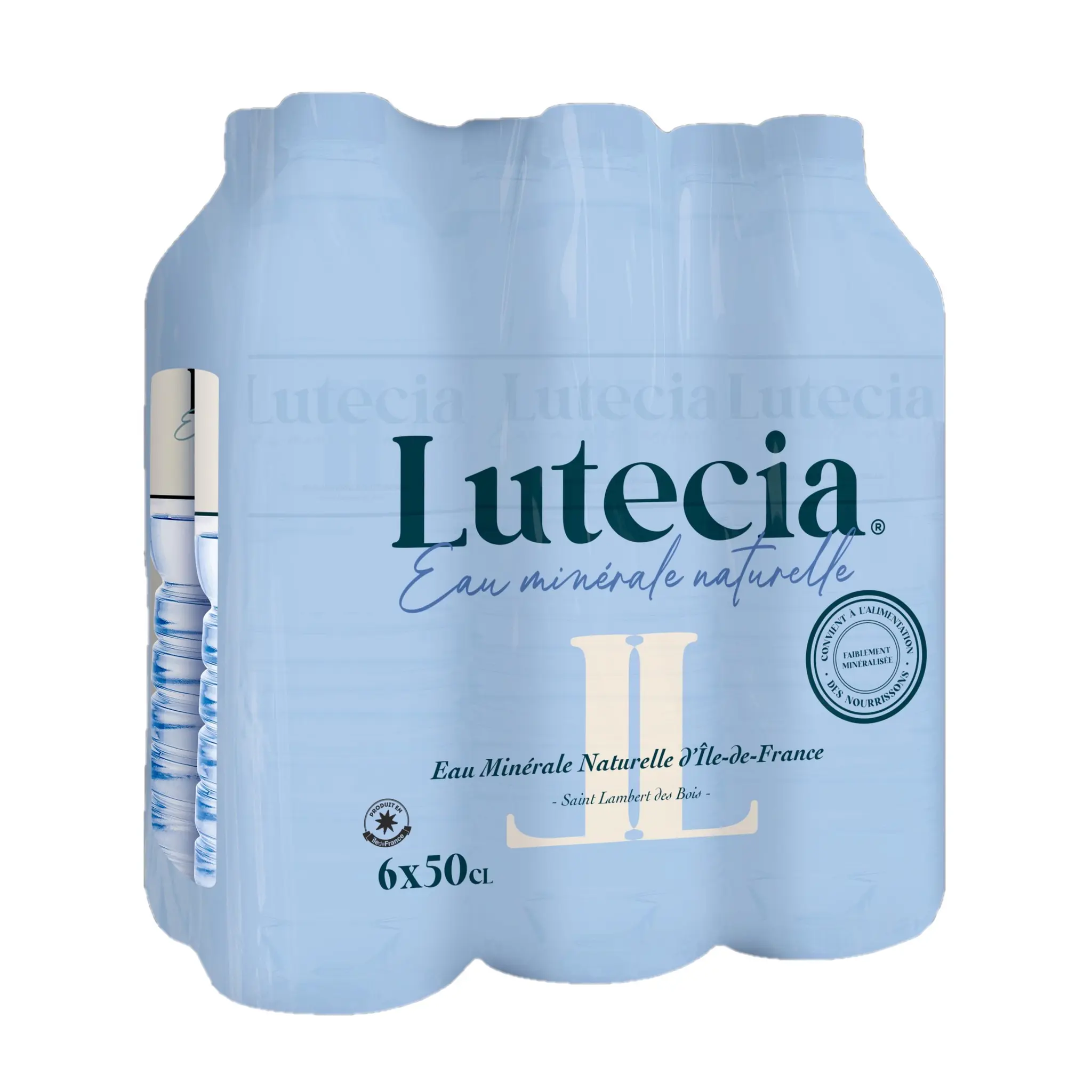 LUTECIA Eau minérale naturelle bouteilles