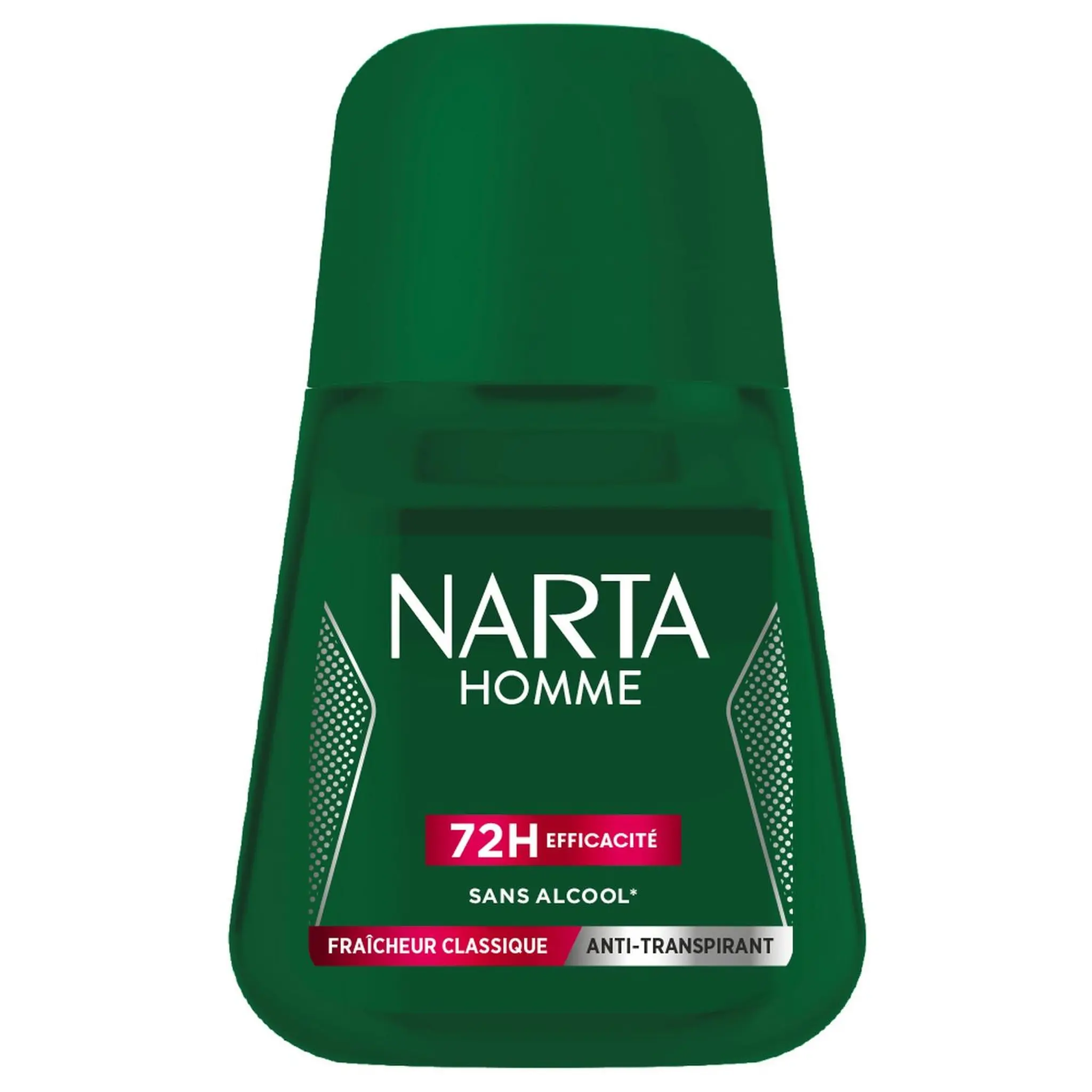 NARTA Homme déodorant bille 72H efficacité fraîcheur Classique