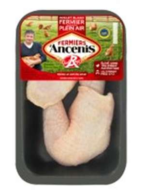 Cuisses de poulet fermier blanc d'Ancenis (x 2, environ 350 - 400 g)