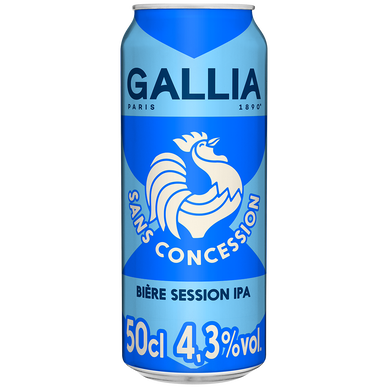 Bière blonde Gallia Sans Concession IPA 4,3° 50cL