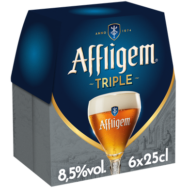 Bière triple AFFLIGEM 8,5° - Bouteilles 6x25cl
