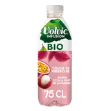 Eau infusée bio hibiscus litchi passion VOLVIC INFUSION - 75cl