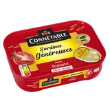 Sardines Généreuses à la sauce tomate sans huile - CONNÉTABLE - 140g