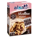 Préparation pour gâteau Moelleux marbré ALSA, 435g