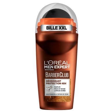 Déodorant protection 48h barber club MEN EXPERT - bille 50ml