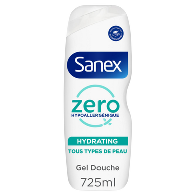 Gel douche Corps-Visage-Cheveux normal SANEX Zéro 725ml