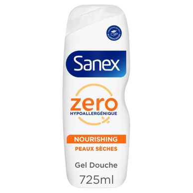 Gel douche corps-visage-cheveux sèche SANEX Zéro 725ml