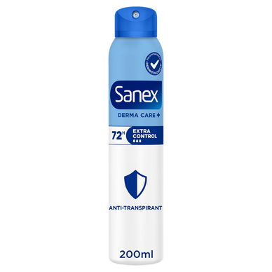 Déodorant spray SANEX Derma Care+ 72h extra control anti-transpirant 200ml