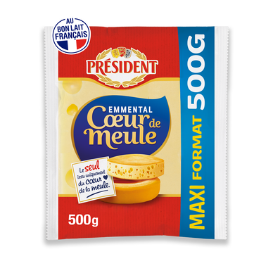 Emmental Français coeur de meule PRESIDENT - 500g