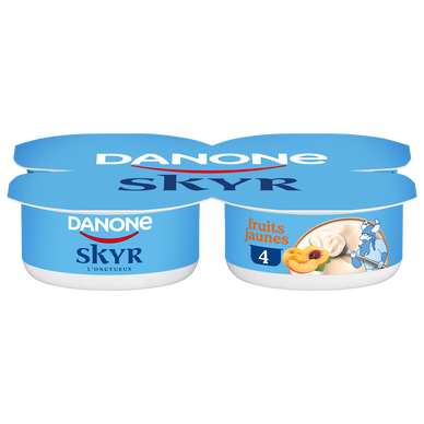 Skyr aux fruits jaunes DANONE 4x100g