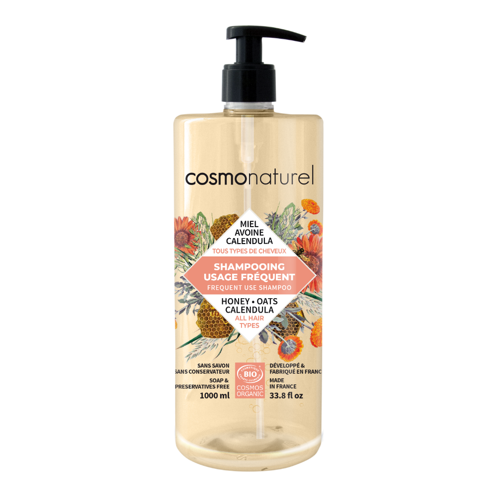 Shampoing miel avoine calendula bio usage frequent