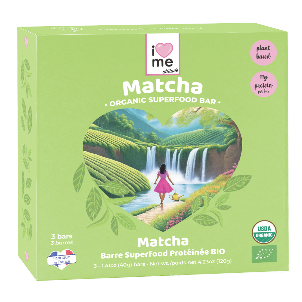Barre matcha protéinée bio