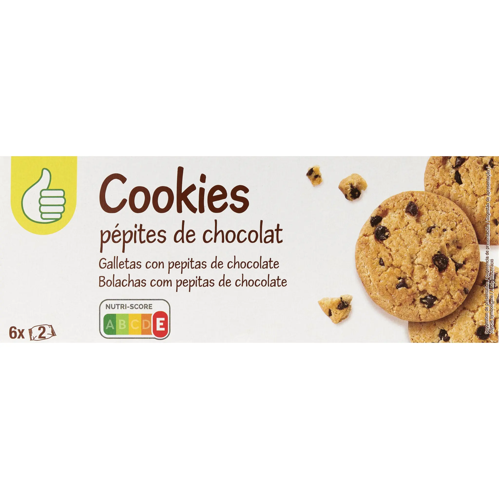 POUCE Cookies aux pépites de chocolat