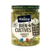 D'AUCY Bien cultivés Haricots verts en bocal