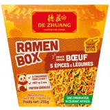 Ramen Saveur Bœuf 5 Épices & Légumes Wok Style DE ZHUANG