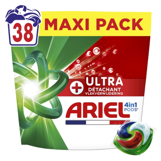 Lessive Capsules Ultra 4 in Pods Détachant ARIEL