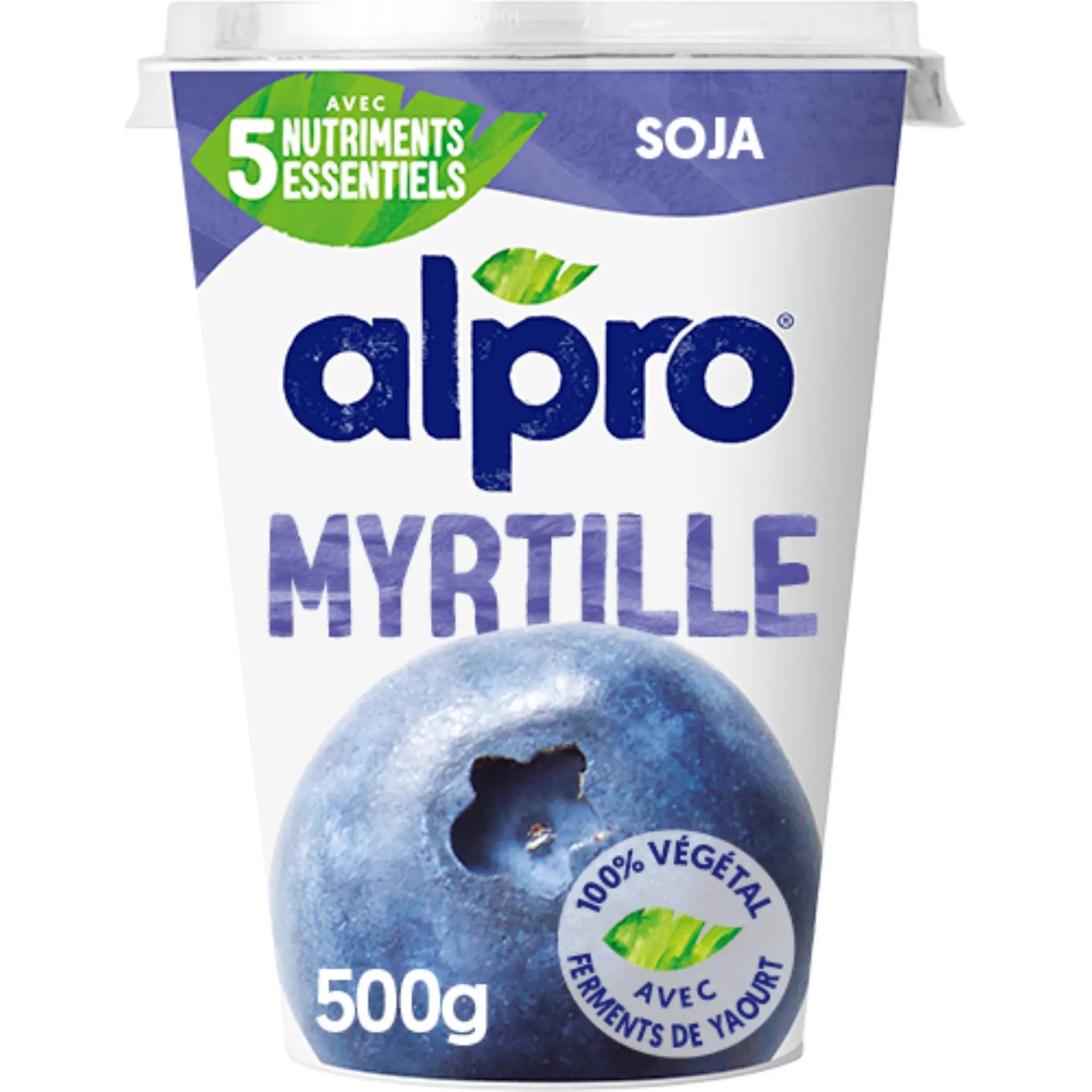 ALPRO Dessert végétal soja myrtille