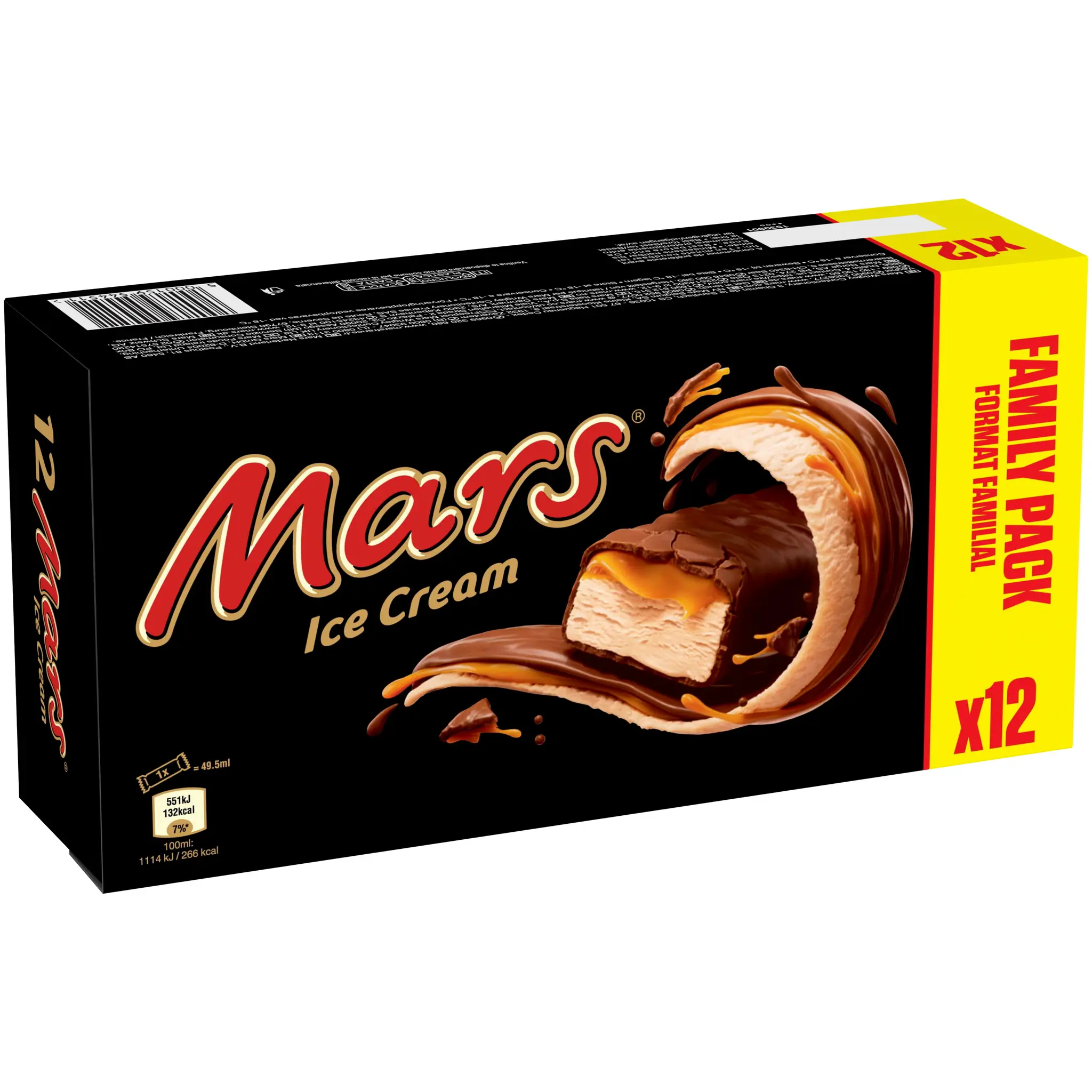 MARS Barre glacée au chocolat et caramel