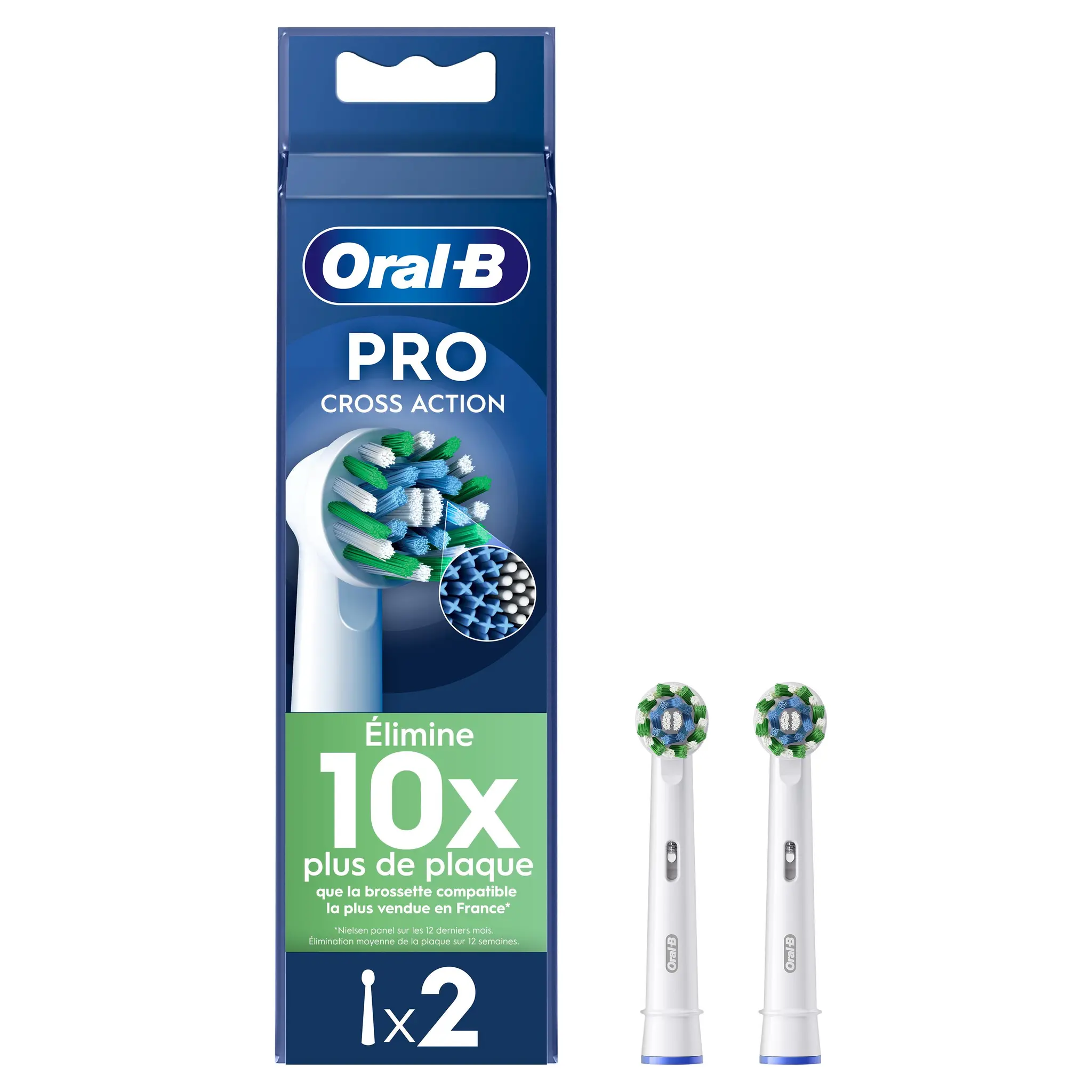 ORAL-B Pro Cross Action Recharges pour brosse à dents électrique
