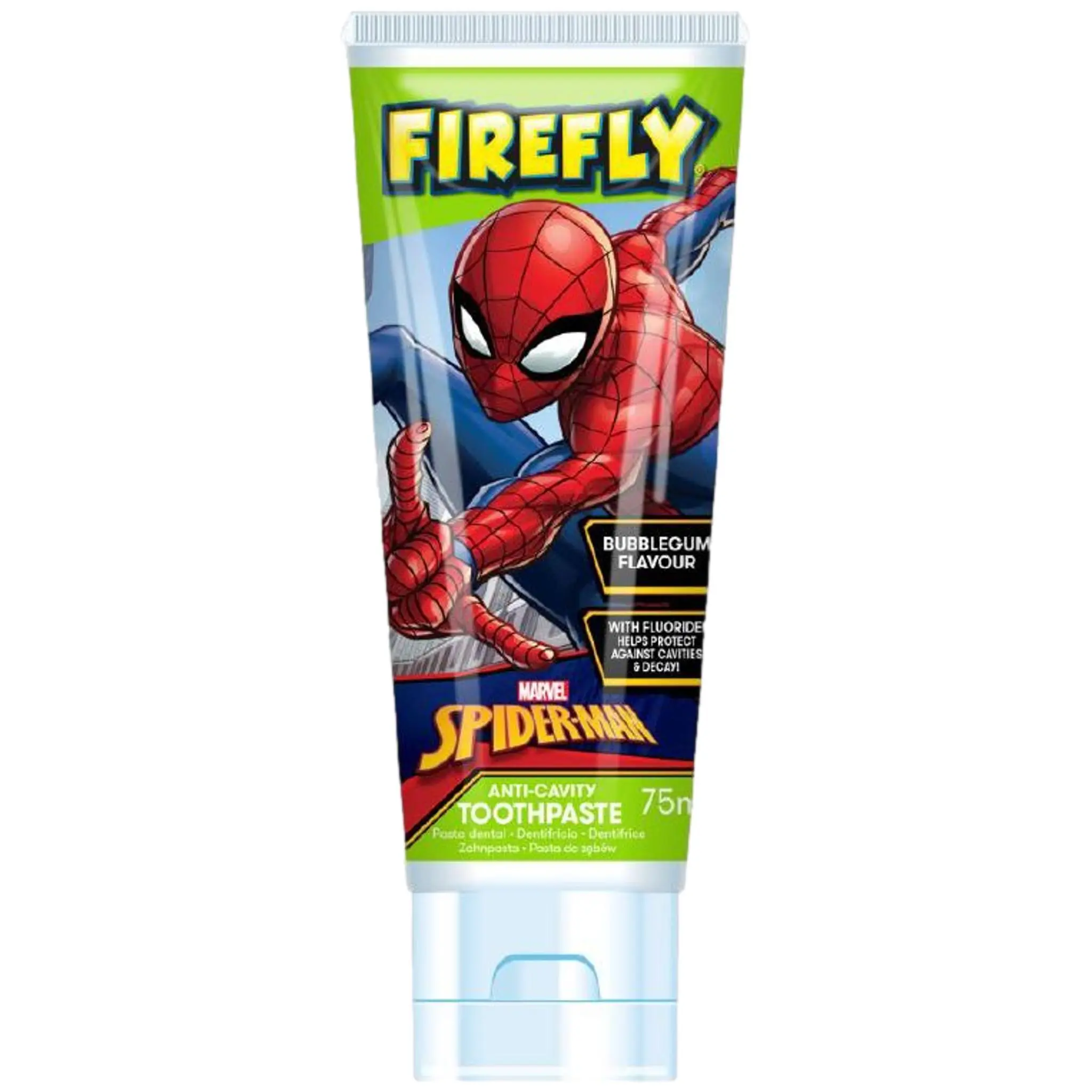 FIREFLY Dentifrice Spiderman goût bubble-gum