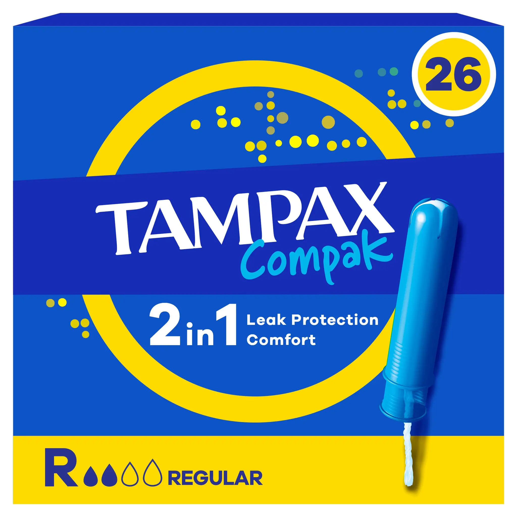 TAMPAX Compak tampons avec applicateur regular