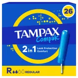 TAMPAX Compak tampons avec applicateur regular