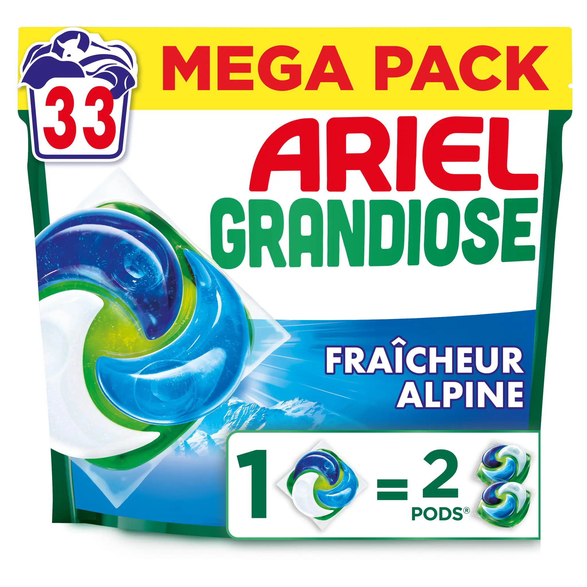 ARIEL Lessive capsules alpine