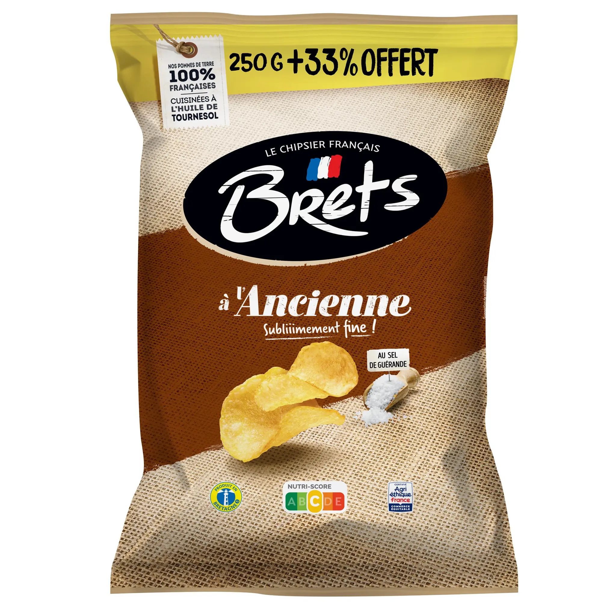 BRETS Chips à l'ancienne au sel de Guérande