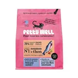 Petty Well Croquettes Saumon et Thon Sans Céréales pour Chat, 1kg
