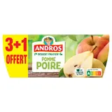 Dessert Fruitier Pomme Poire ANDROS