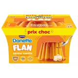 Flan Saveur Vanille sur Coulis de Caramel DANETTE