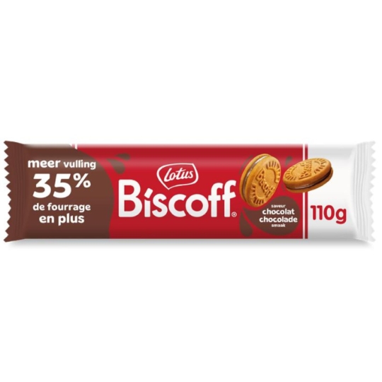 Biscuits Biscoff Fourrés Saveur Chocolat LOTUS