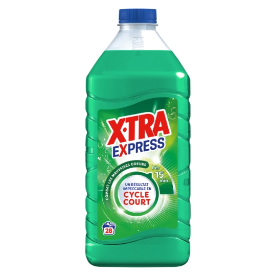 Lessive Cycle Court Anti-Odeurs Express X-TRA