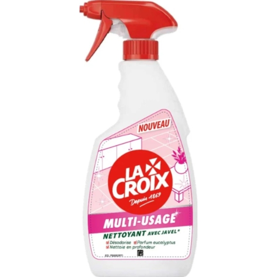 Nettoyant Ménager Multi Usage avec Javel Eucalyptus LA CROIX