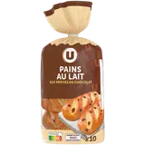 Pains au lait aux pépites de chocolat au lait  10x350g