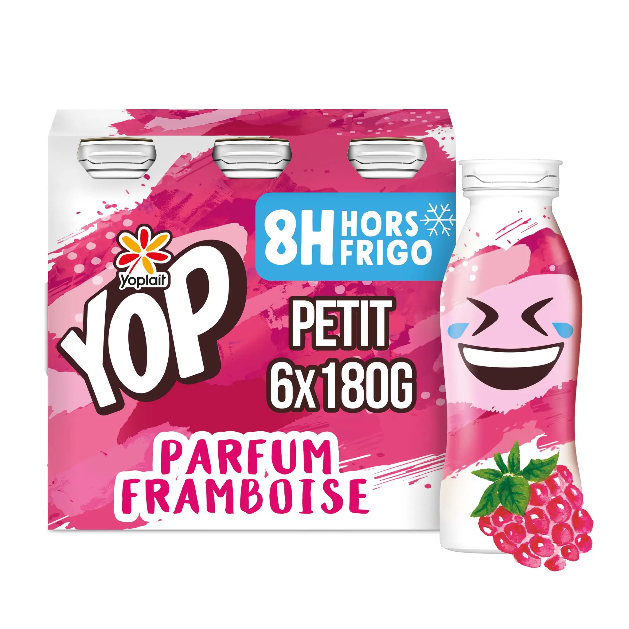PTIT YOP Yaourt à boire à la framboise