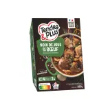 TENDRE & PLUS Noix de joue de bœuf cuite aux oignons
