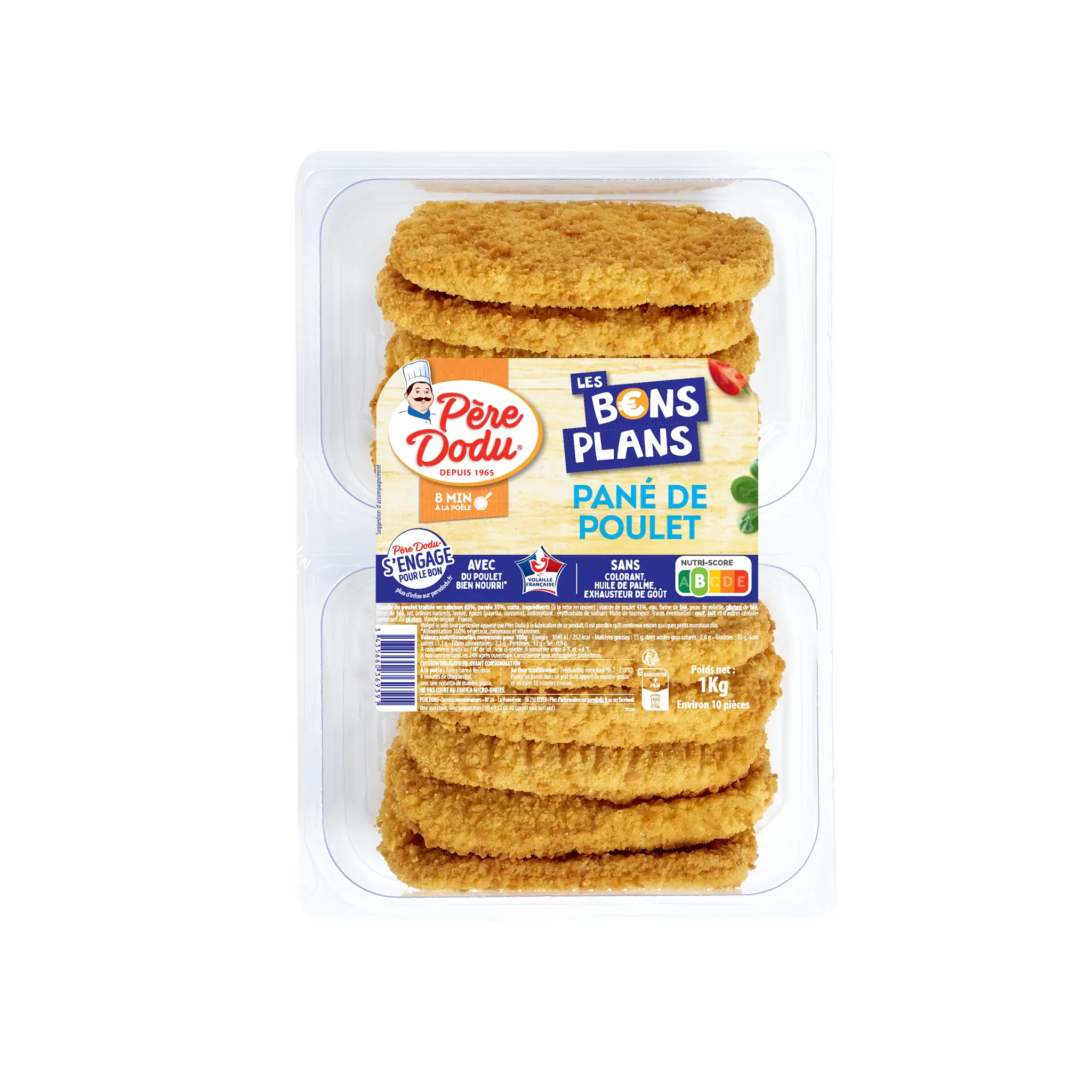 PERE DODU Panés de poulet