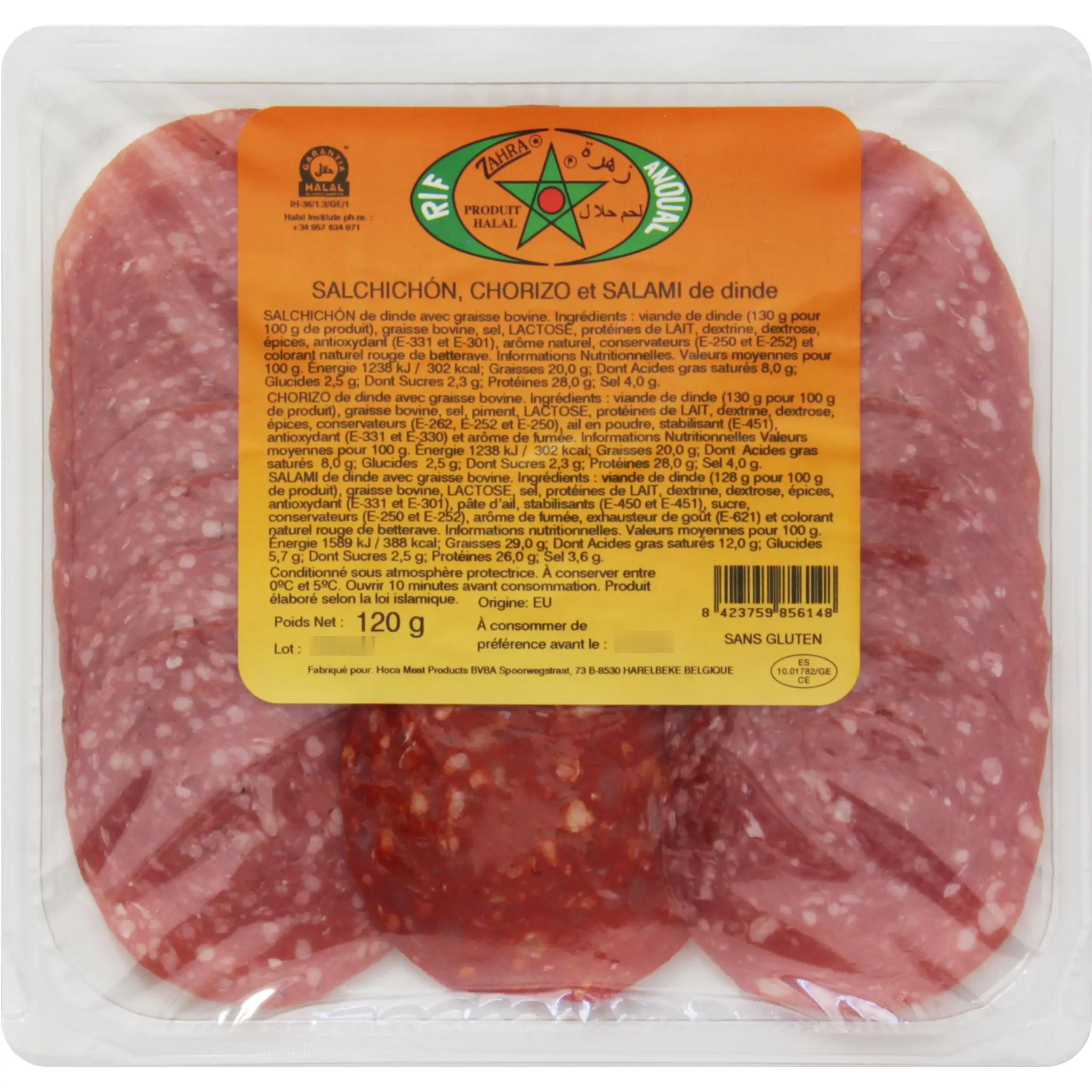 ZAHRA Tapas de dinde halal