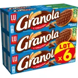 GRANOLA Biscuits sablés nappés de chocolat au lait