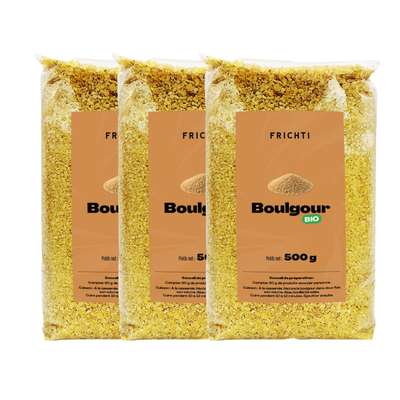 Lot de 3 x Boulgour BIO, Frichti (500 g)