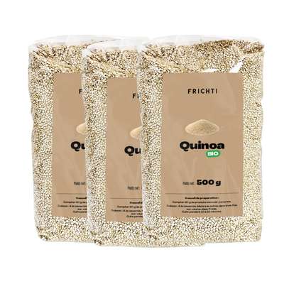 Lot de 3 x Quinoa BIO, Frichti (500 g)