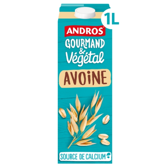 Boisson Végétale Avoine Gourmand & Végétal Source de Calcium ANDROS