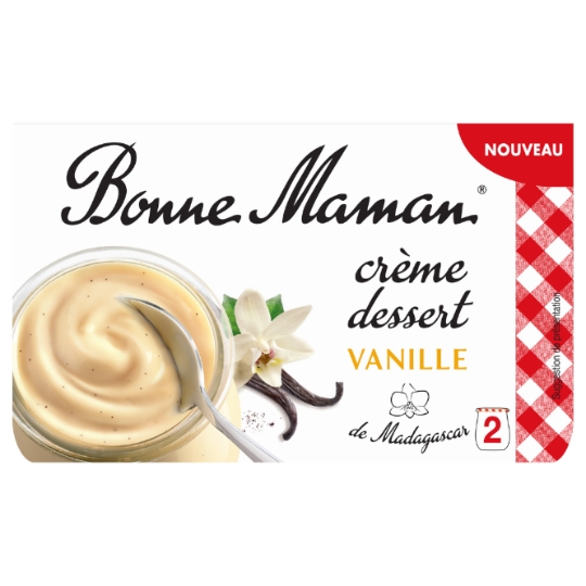 Crème Dessert Vanille de Madagascar BONNE MAMAN