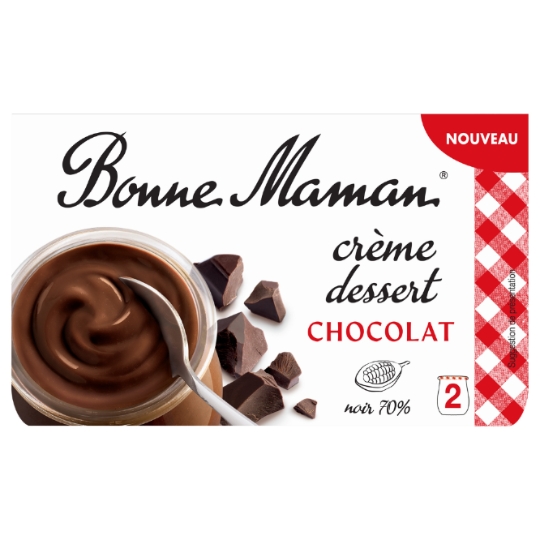 Crème Dessert Chocolat Noir 70% BONNE MAMAN