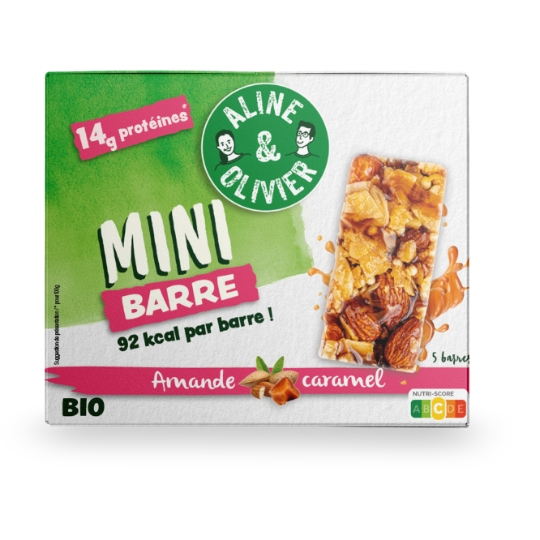 Mini Barre de Céreale Amande et Caramel ALINE ET OLIVIER