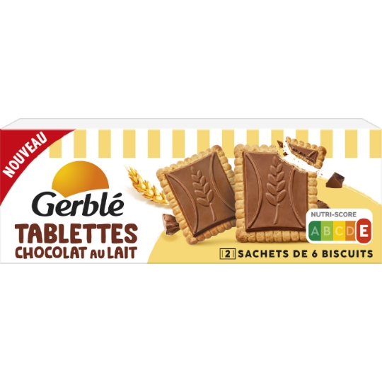 Biscuit avec Tablette de Chocolat au Lait GERBLE