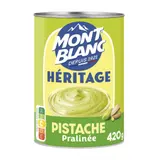Crème dessert Héritage Pistache pralinée MONT BLANC